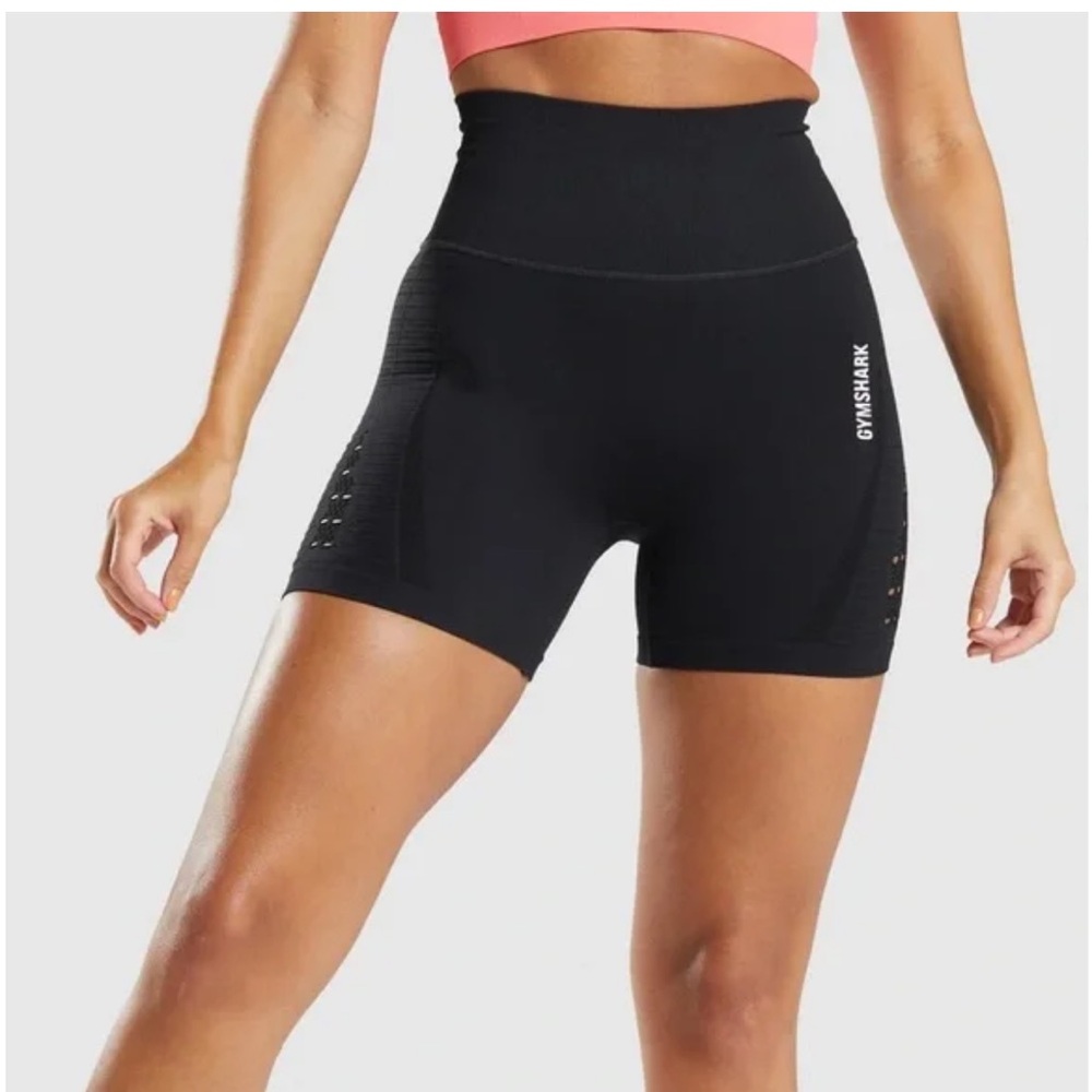 Gymshark Women's Black Athletic Shorts